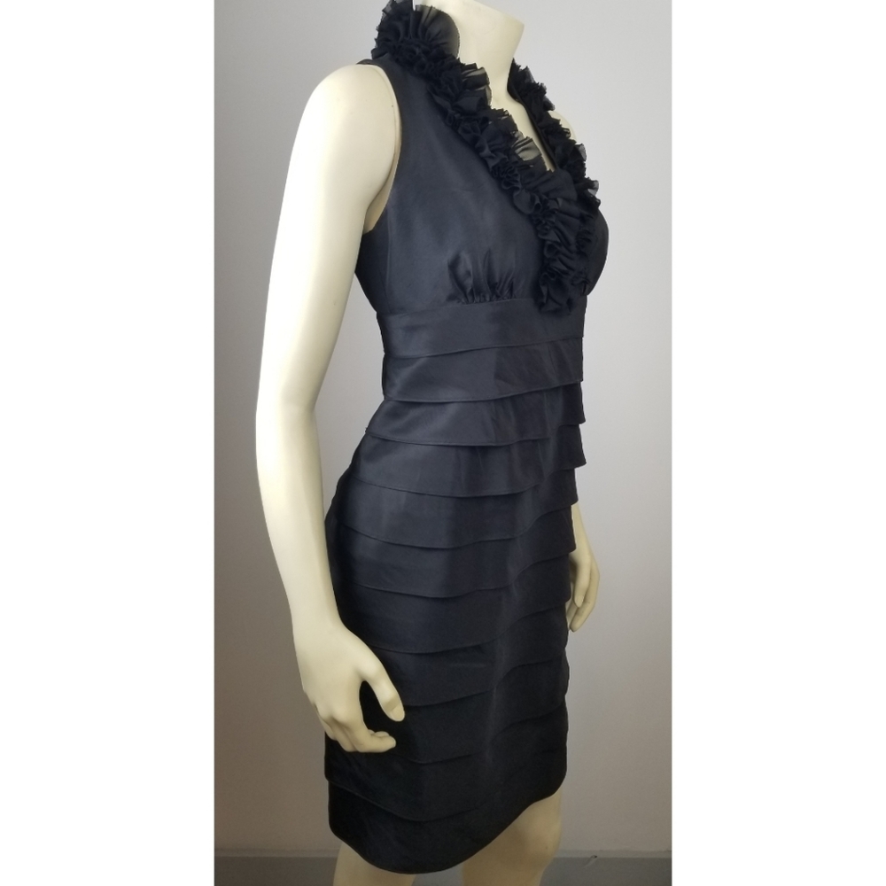 London Times Shutter Black Formal Dress, 4P✔️ - Picture 5 of 10